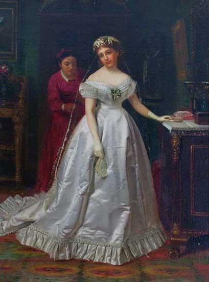 John George Brown The Bride oil painting picture